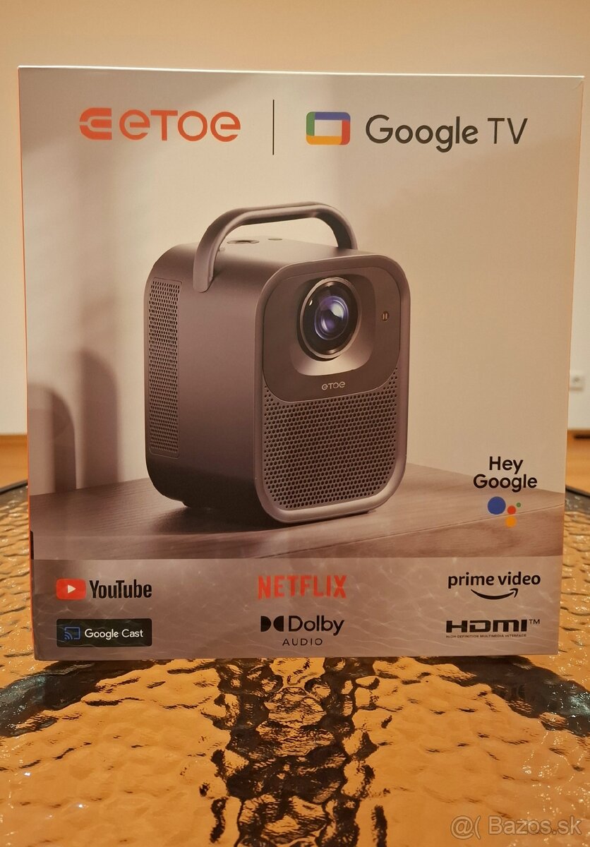 ETOE Seal Pro - Google TV Projektor + 100" projekčné plátno