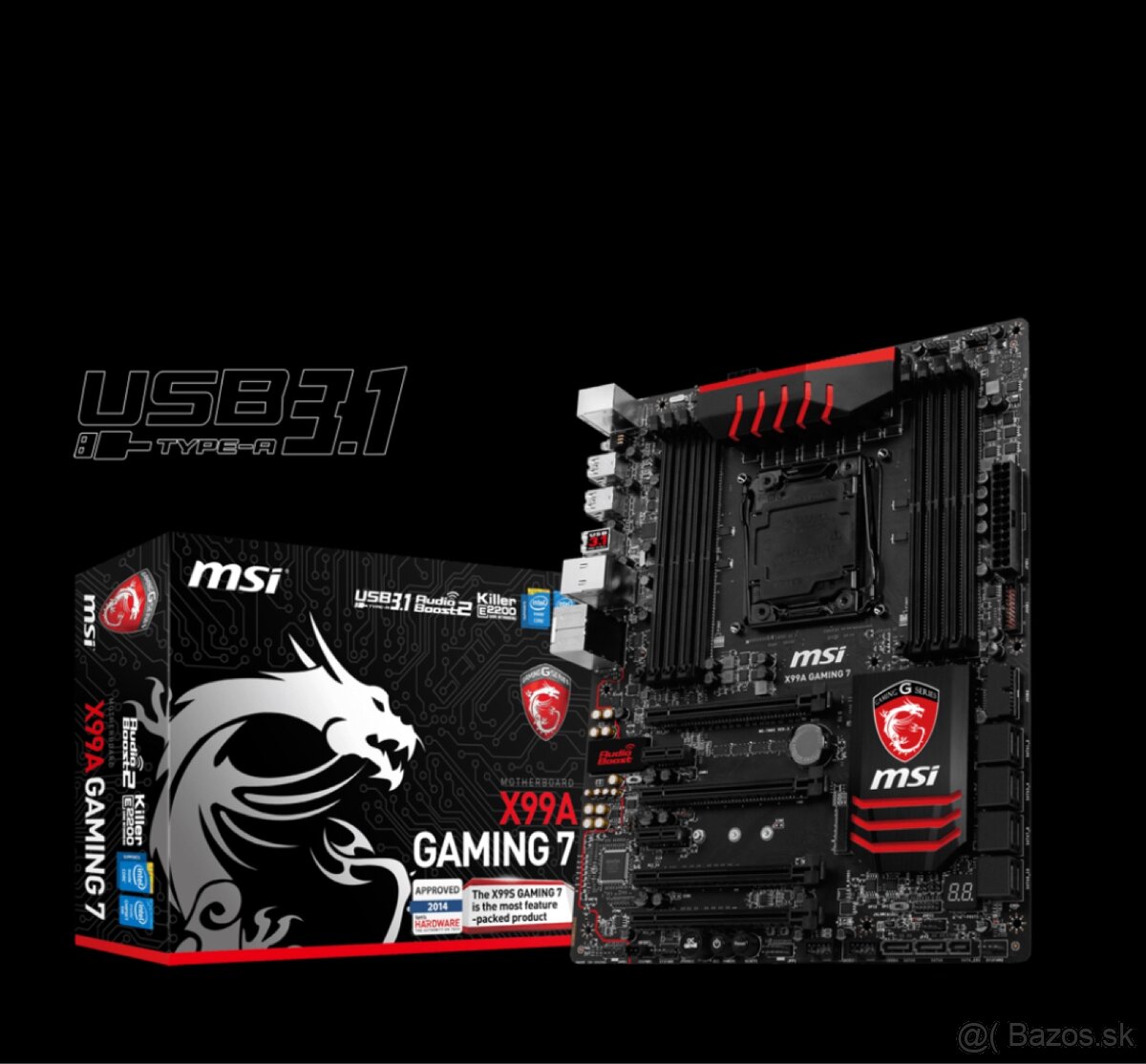 i7-6800k + msi X99A Gaming 7 + arctic chladič