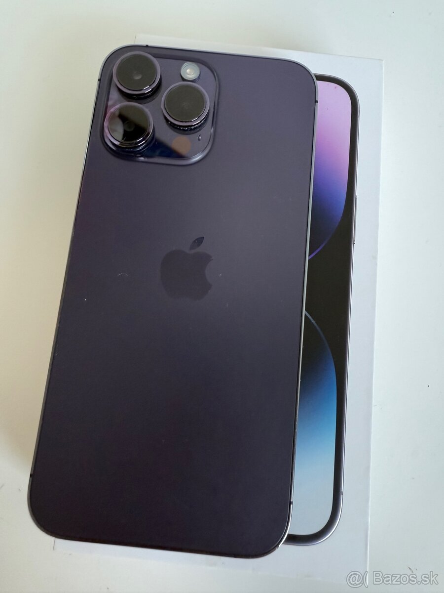Predám iPhone 14 Pro Max 128 GB Deep Purple – 450 €
