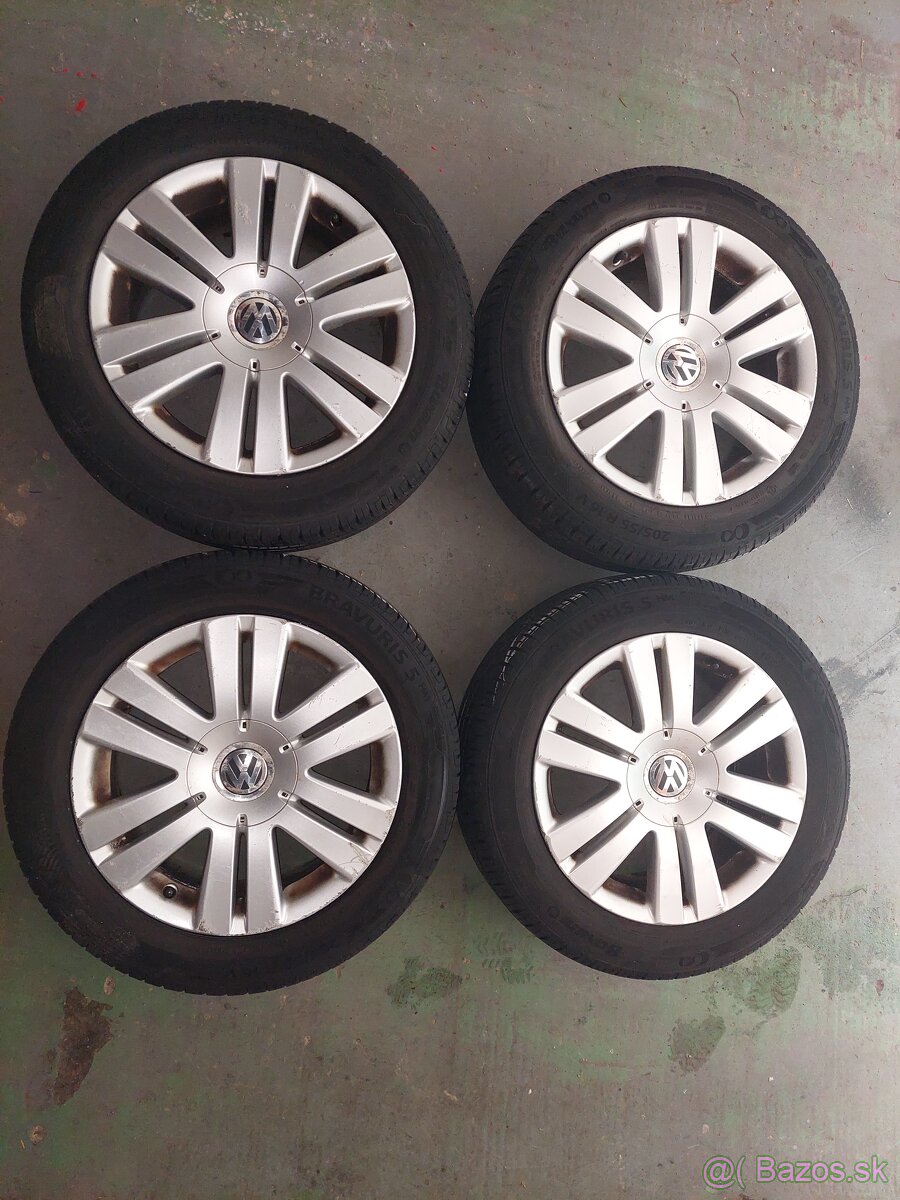 Pneu+disky 16" 205 55 r16