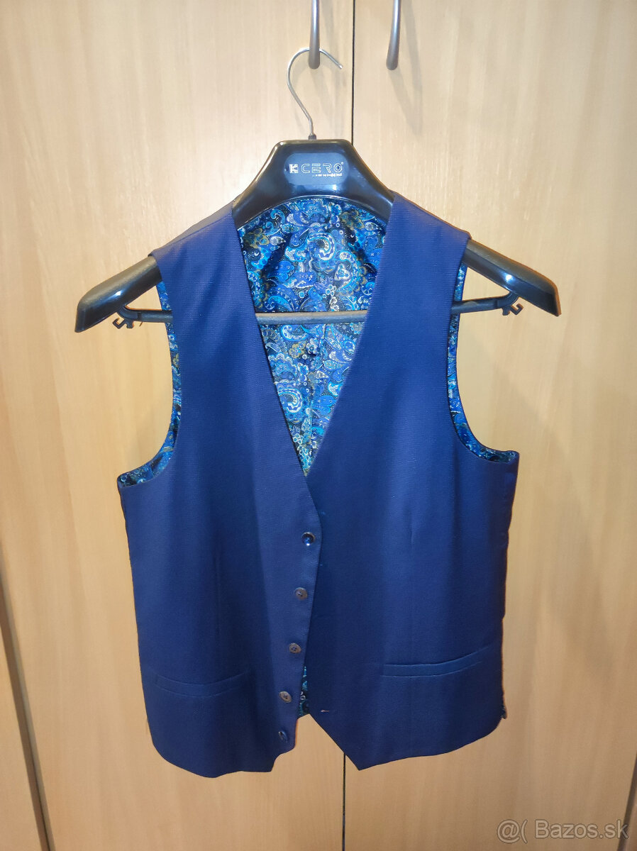 Tmavomodre sako Angelo Litrico SLIM FIT EUR 44
