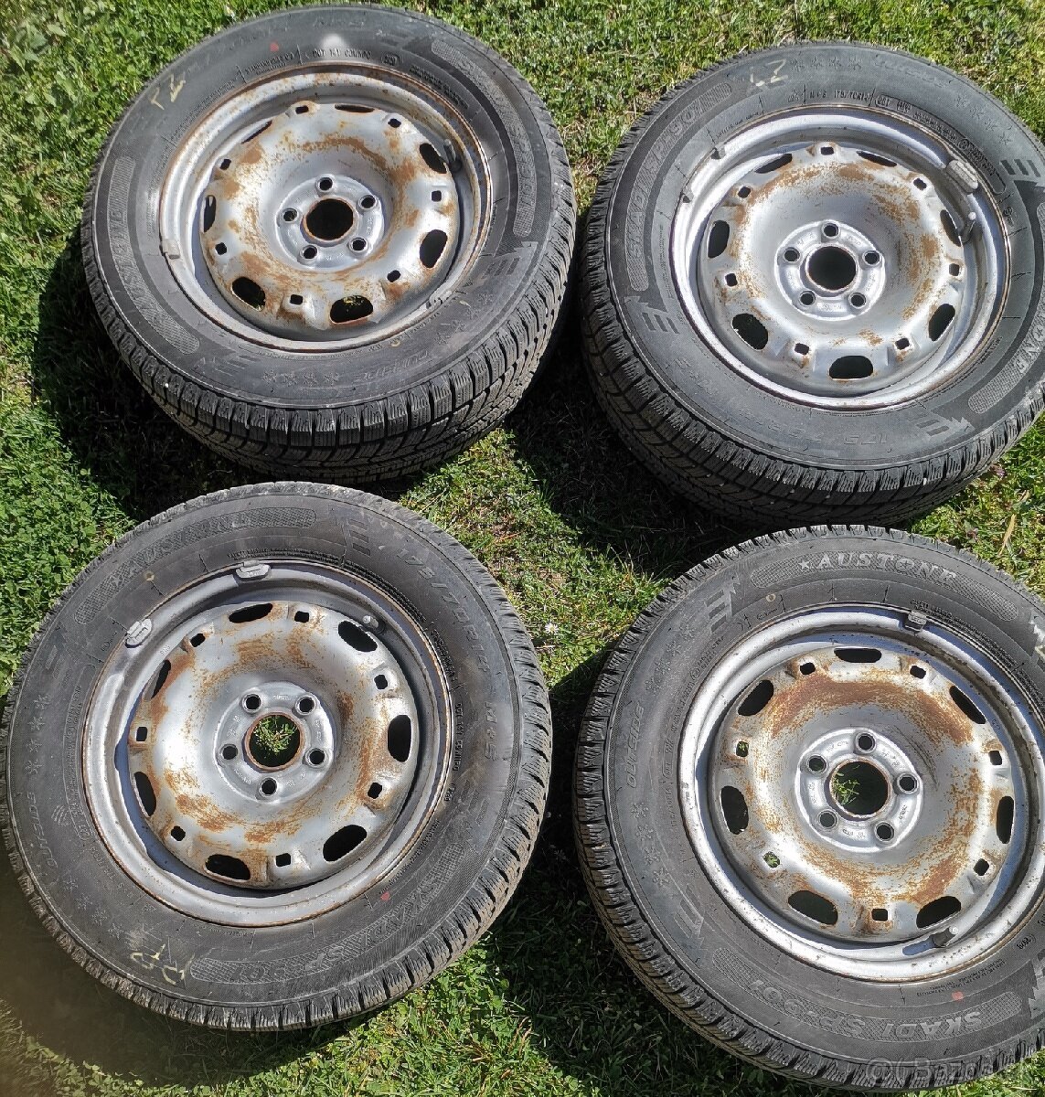 4x Zimné pneumatiky 175/70 R14 plus disky