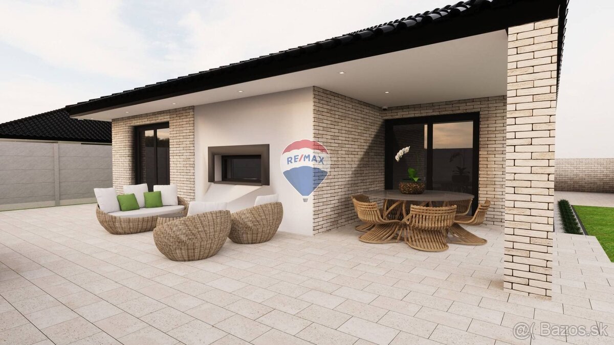 Novostavba BUNGALOV 4+1 izby s pozemkom 760m2