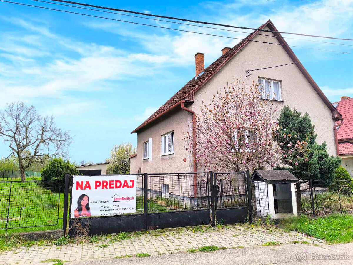 NOVÉ ❗️RODINNÝ DOM na PREDAJ s krásnym POZEMKOM v obci BYSTR