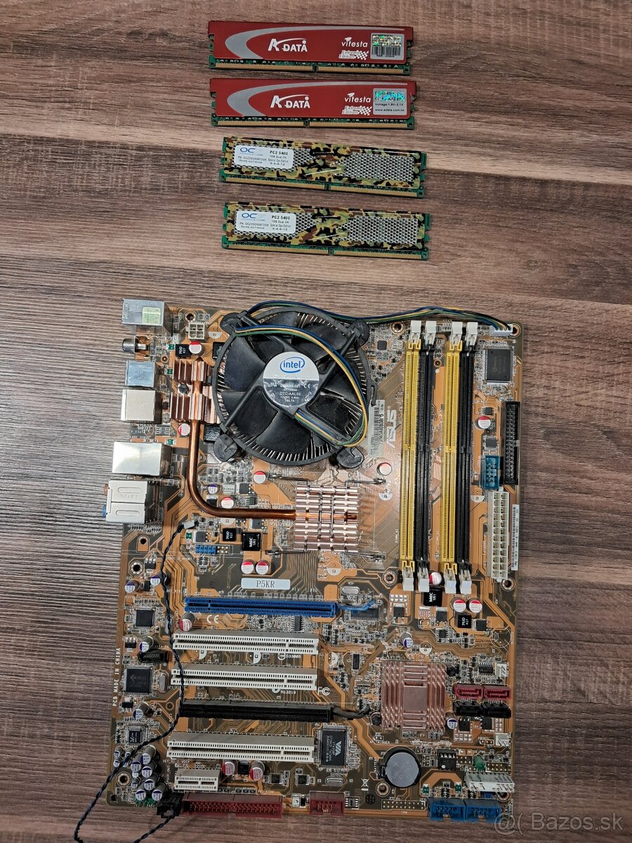 Asus P5KR, Intel Core 2 Duo E6850, 6GB DDR2 RAM