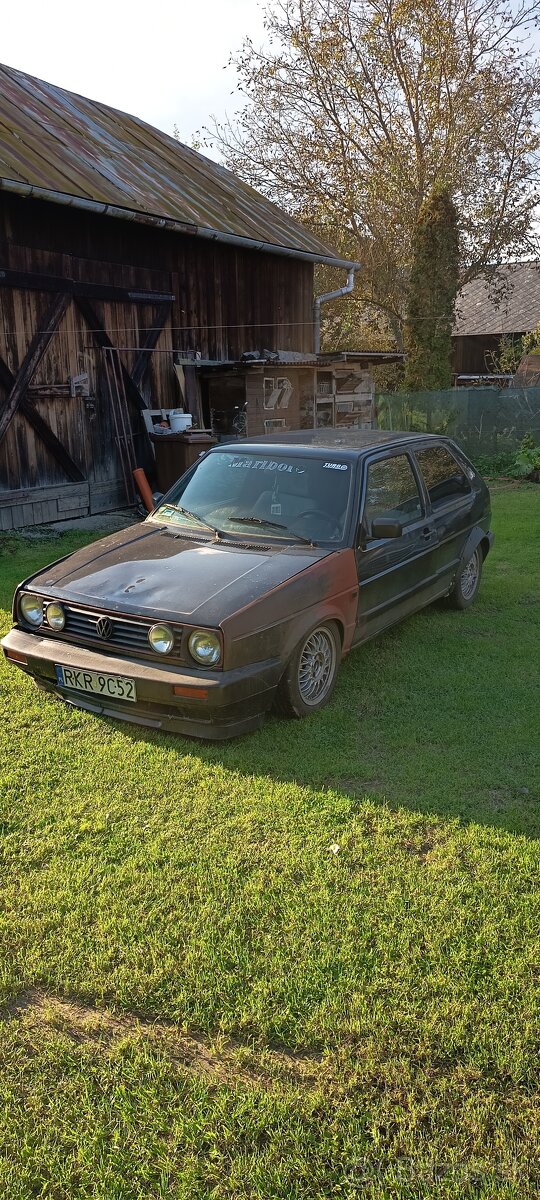 Volkswagen Golf 2 1.6 TD – projekt / zábava / základ na úpra