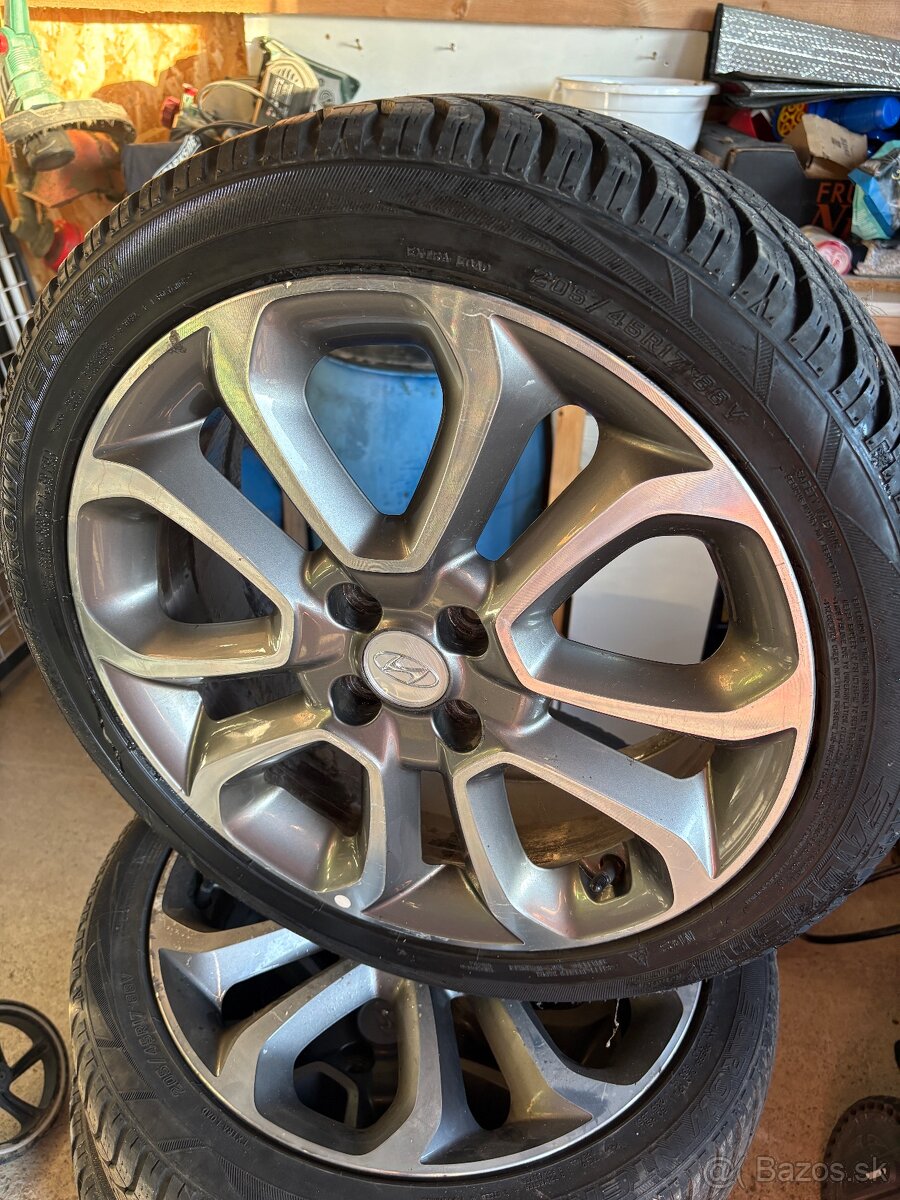 Hyundai Alu disky + zimné pneu