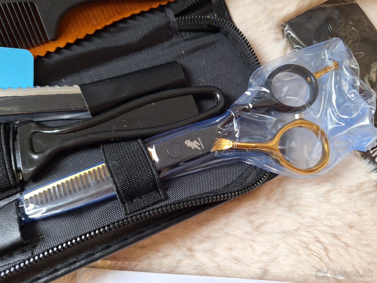 sada na strihanie vlasov pre kadernika