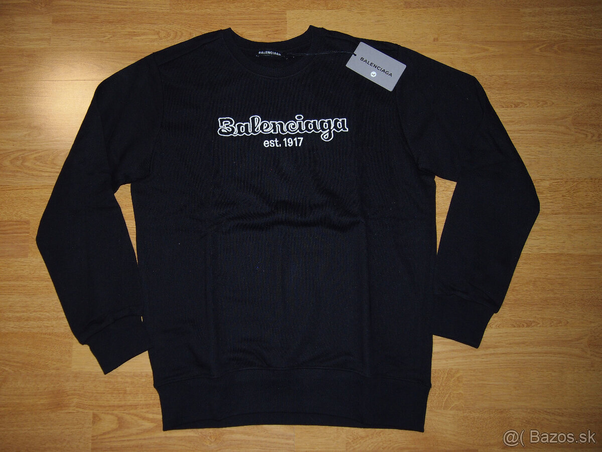 Balenciaga pánska mikina čierna 2