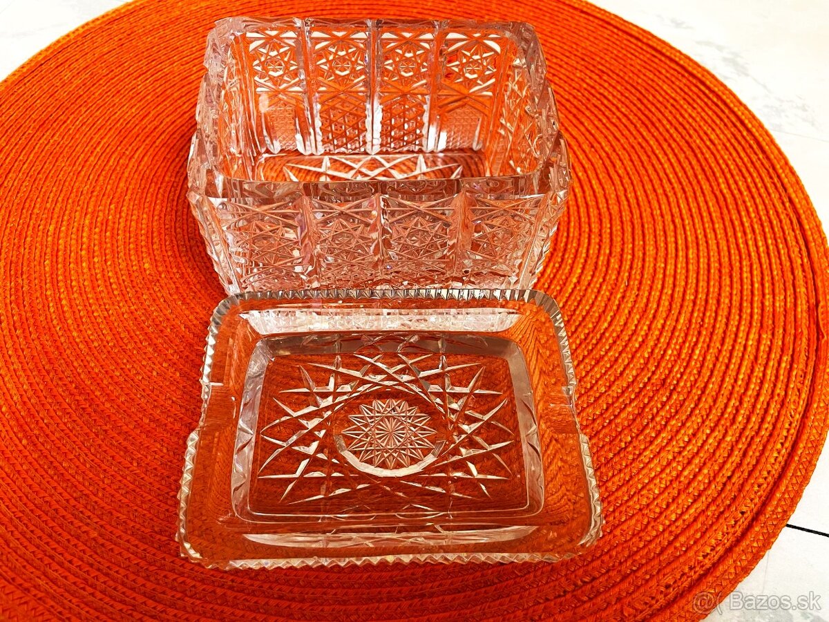 Kryštálová kazetka BOHEMIA