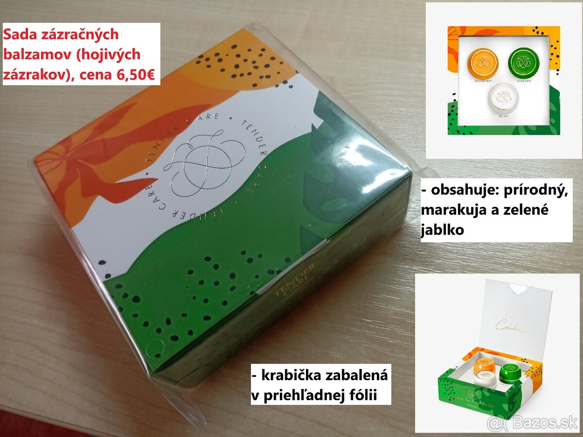 Darčeková sada troch zázračných balzamov (hojivých zázrakov)