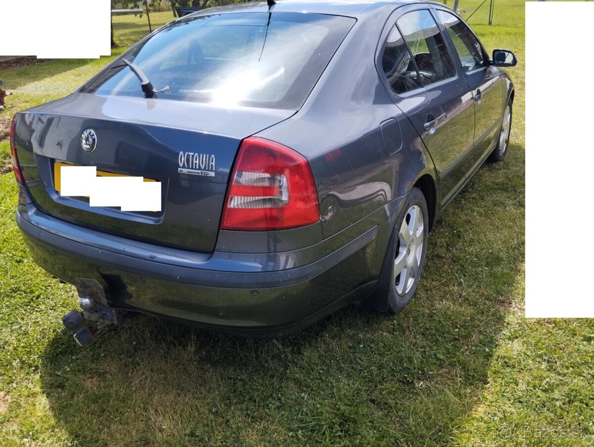 zadny naraznik, dvere , sahara škoda octavia II 1.9 tdi 77kw