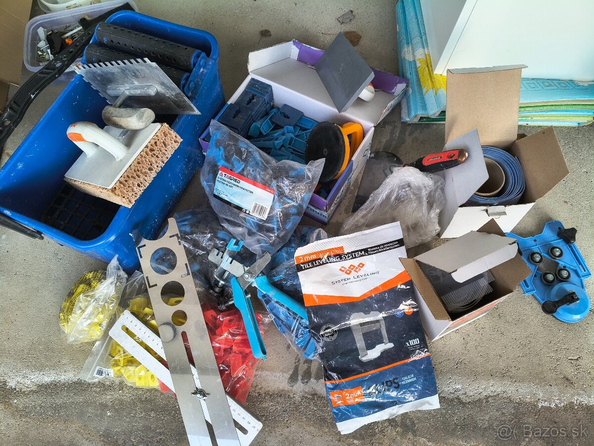 predám náradie potrebné pre obkladanie dlaźby