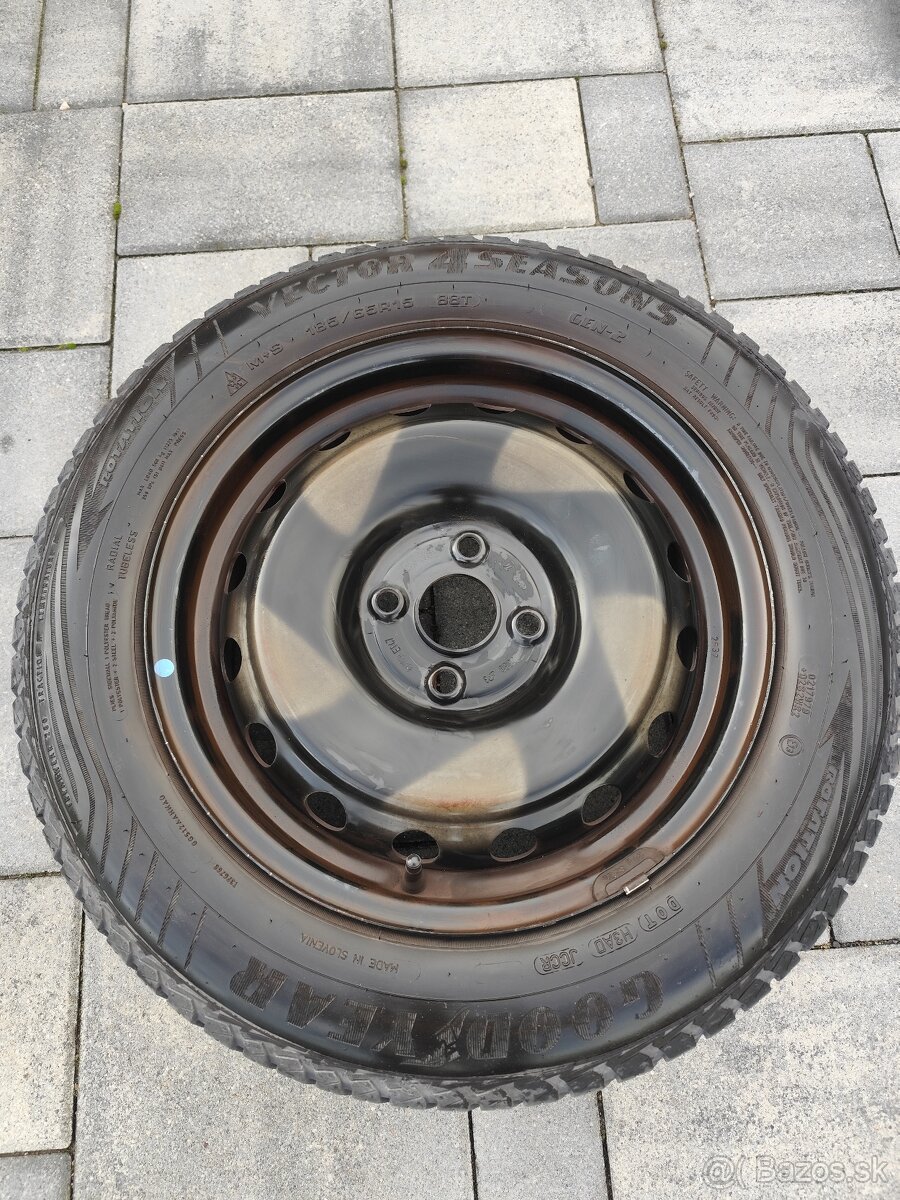 4x100 R15 Plechové disky