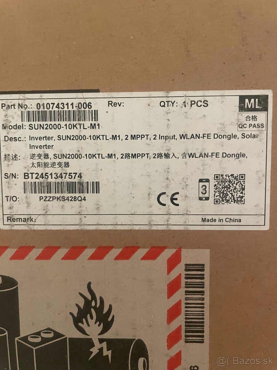 Predam novy 10kw menic Huawei