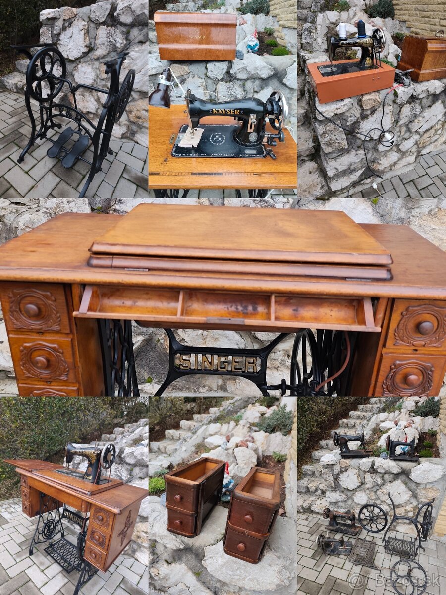 Rôzne exkluzívne kúsky šijací stroj