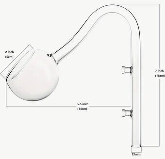 Sklenenny Lily pipes set s priemerom 13mm