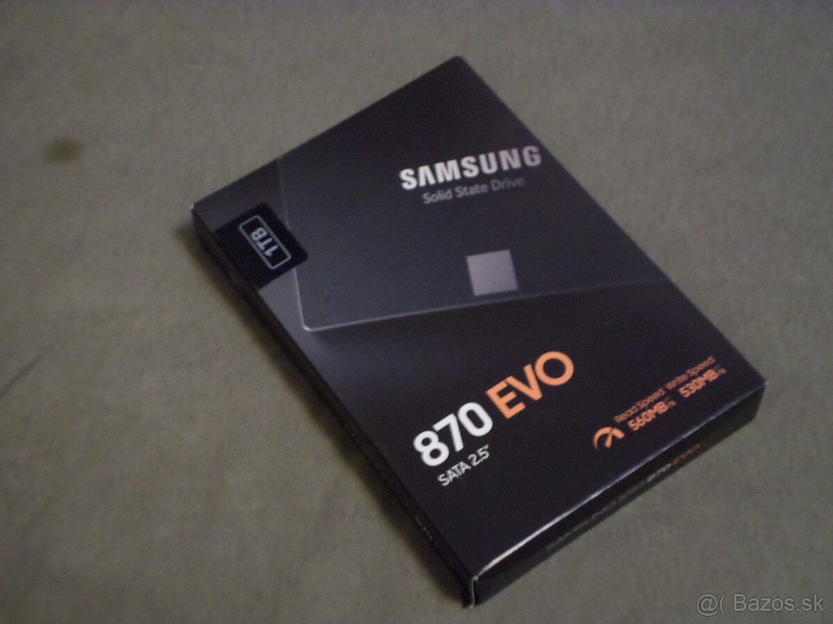 Samsung SSD 870 EVO 1TB 2.5" SATA - nerozbaleny