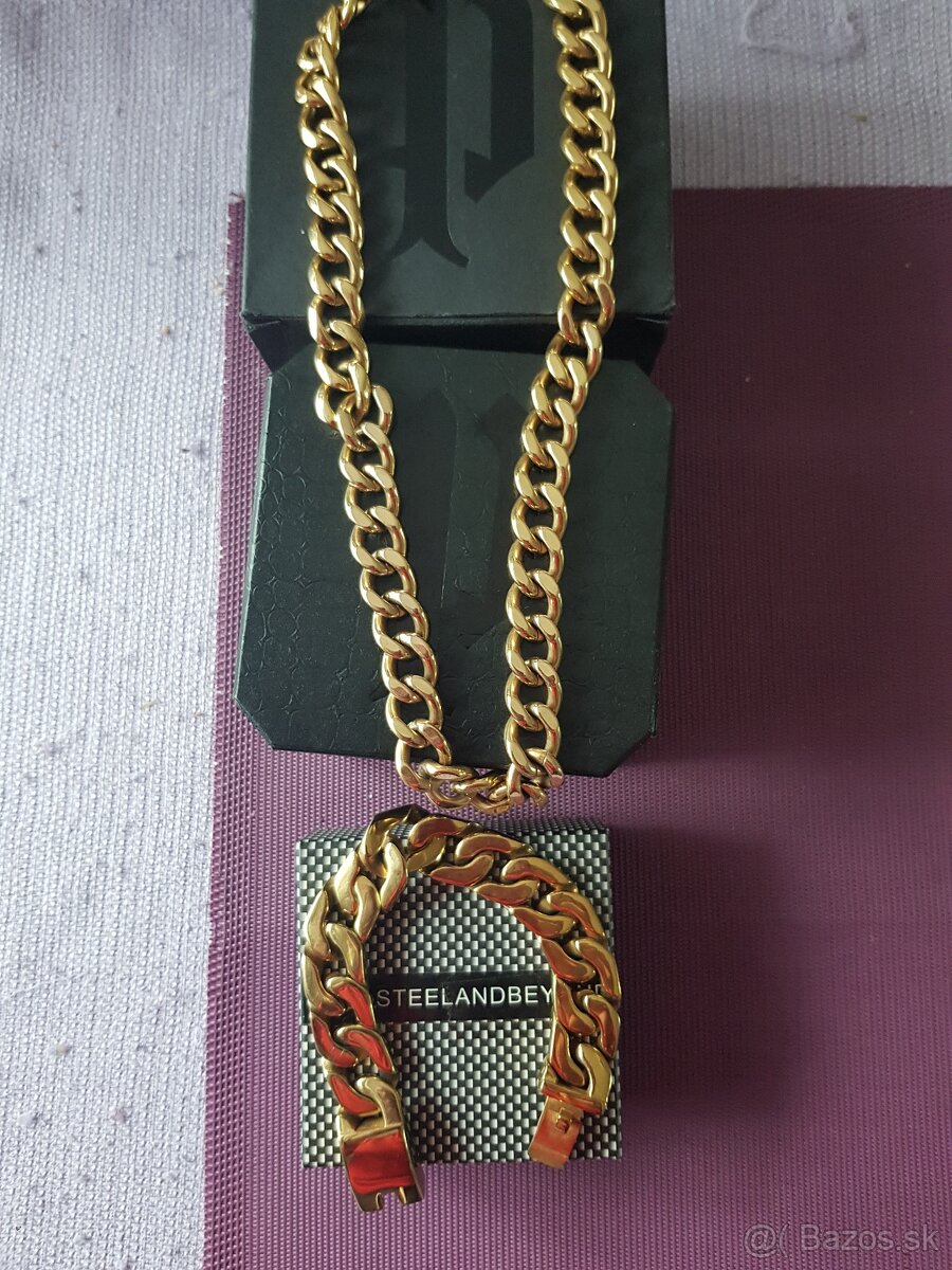 Reťaz plus náramok nové