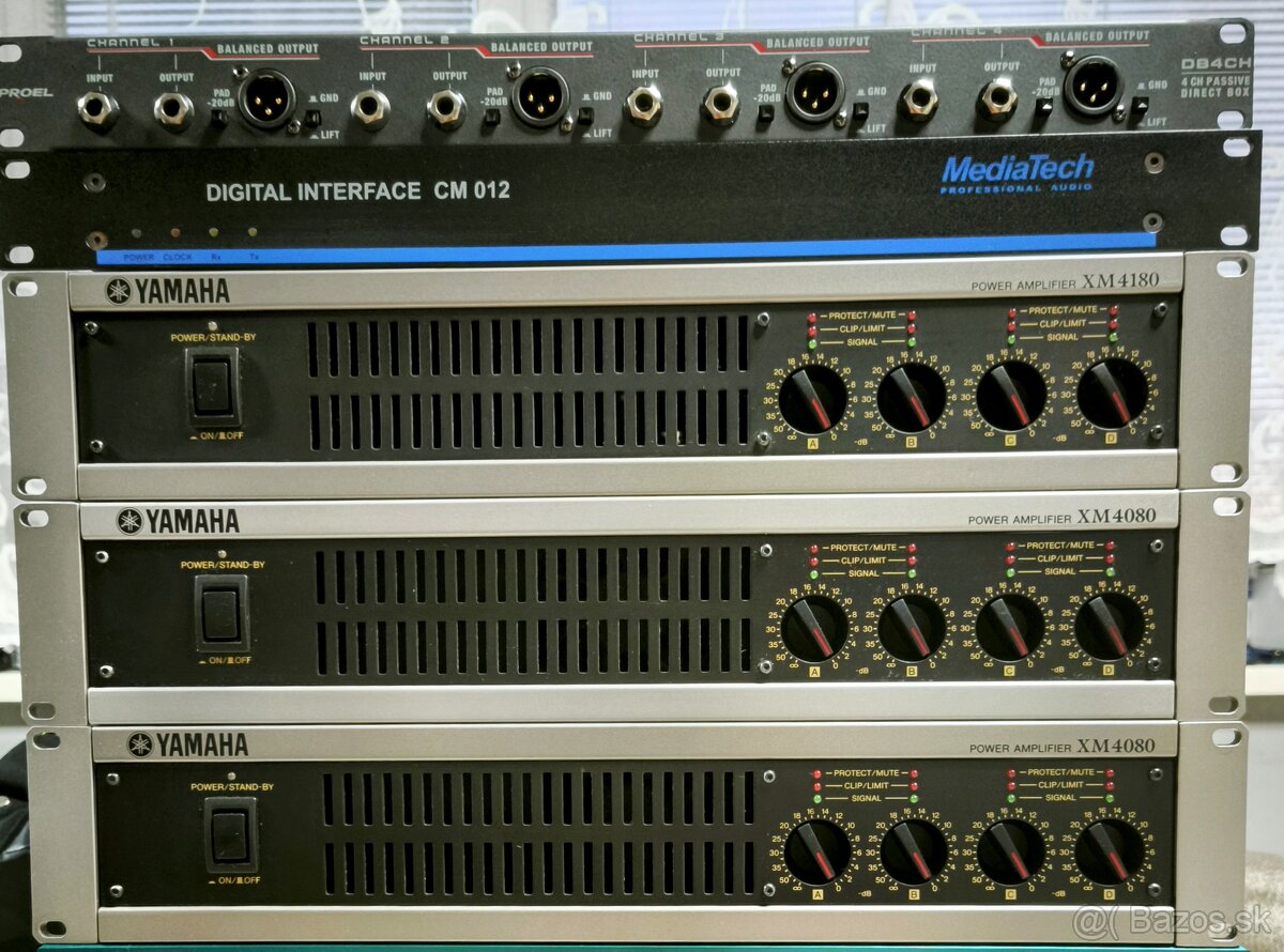 Yamaha xm4080 zosilňovače