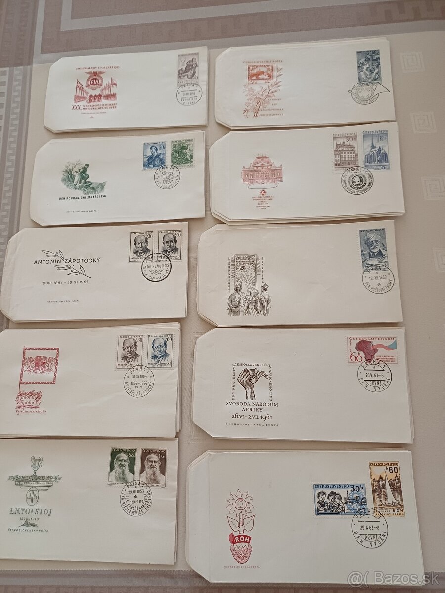 FDC obálky