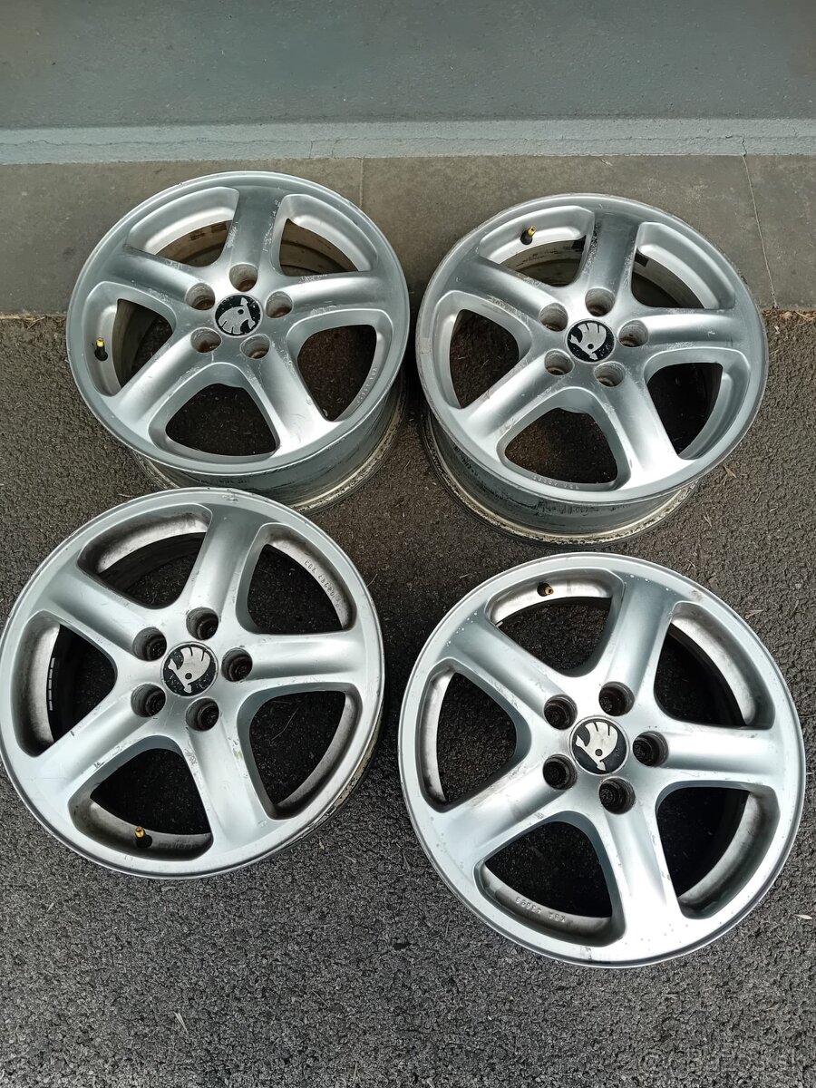 Hliníkové disky, Škoda 5x100 R15