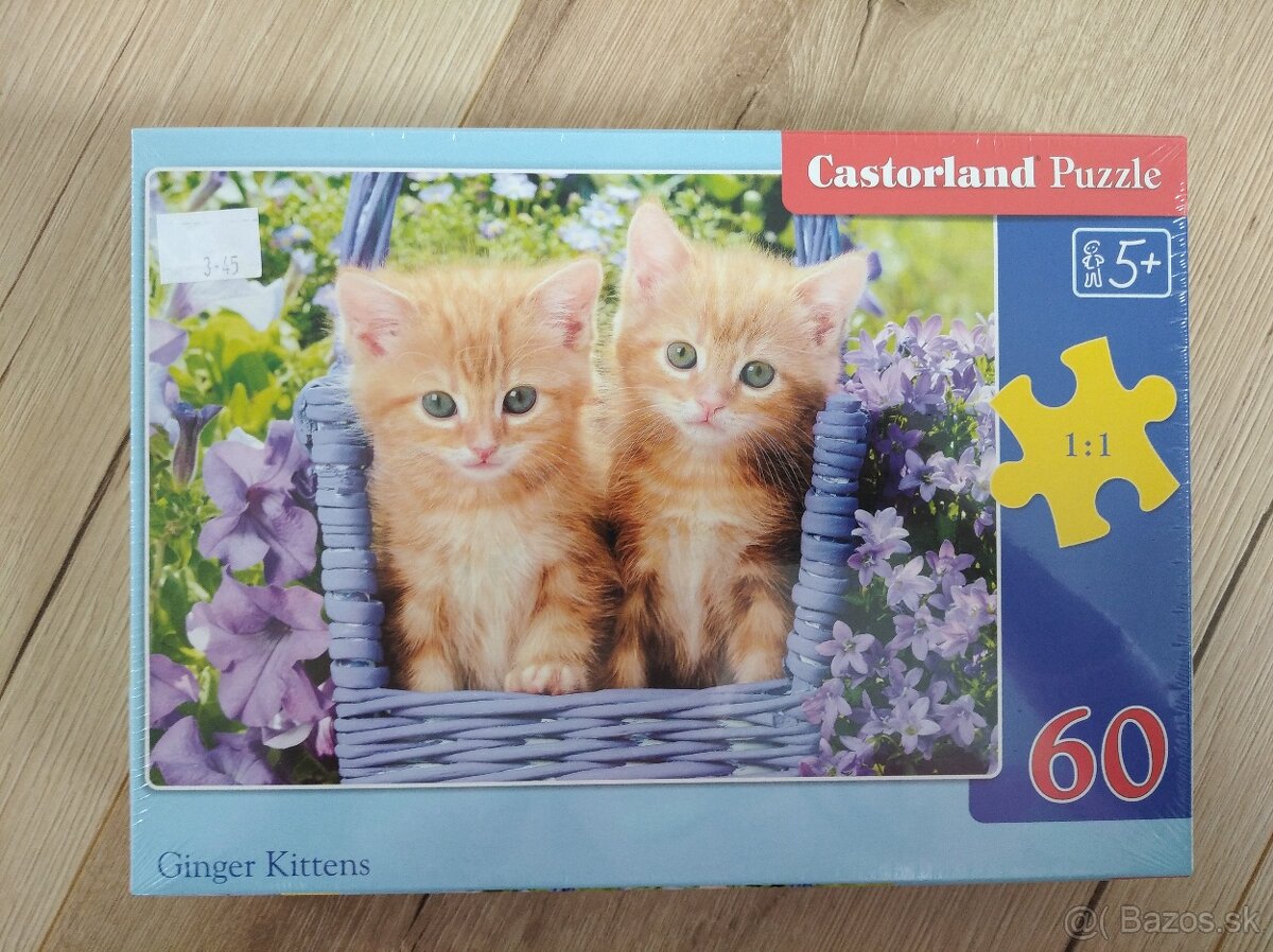 Detské puzzle mačičky
