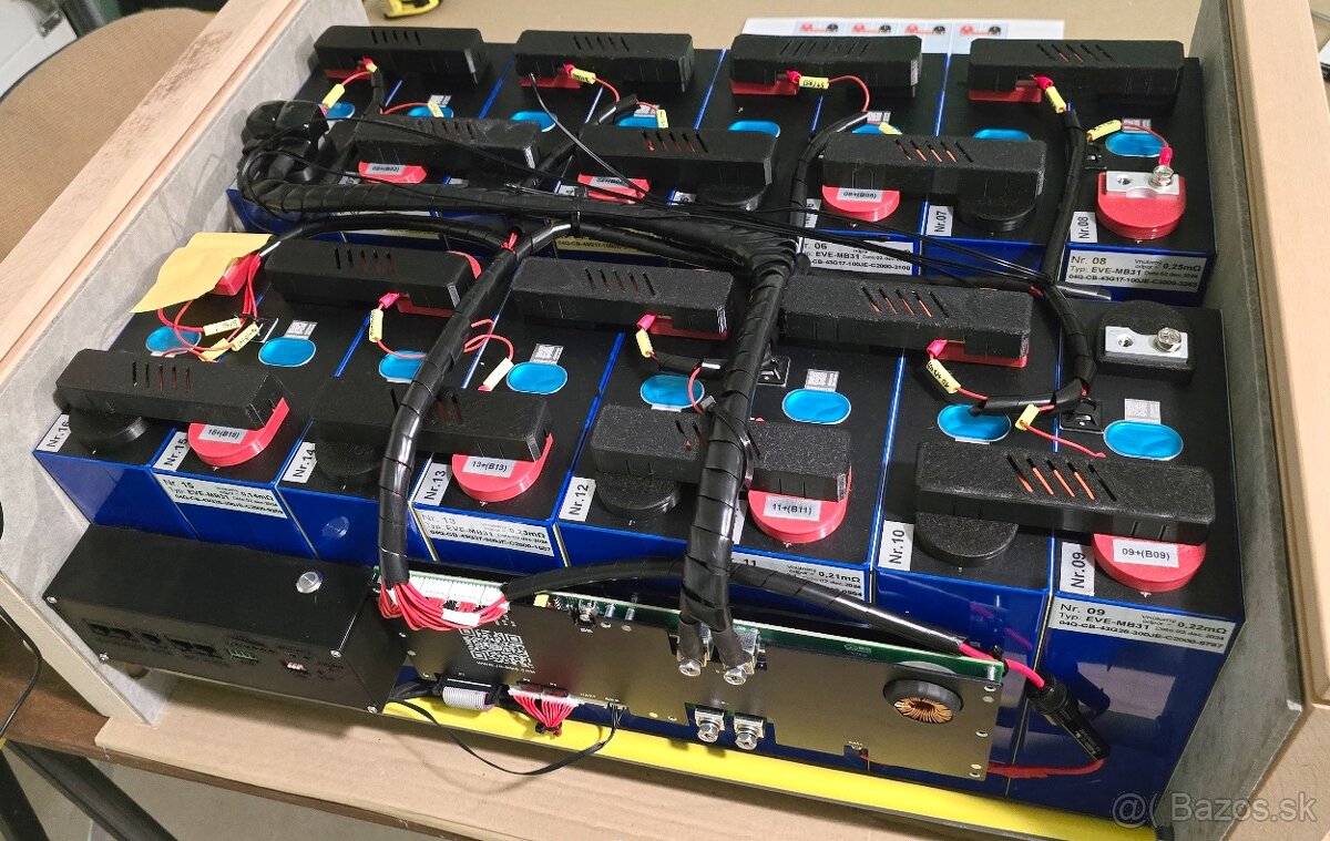 LiFePo4 Batéria 314AH , 16kW JKBMS, EVE Grade A