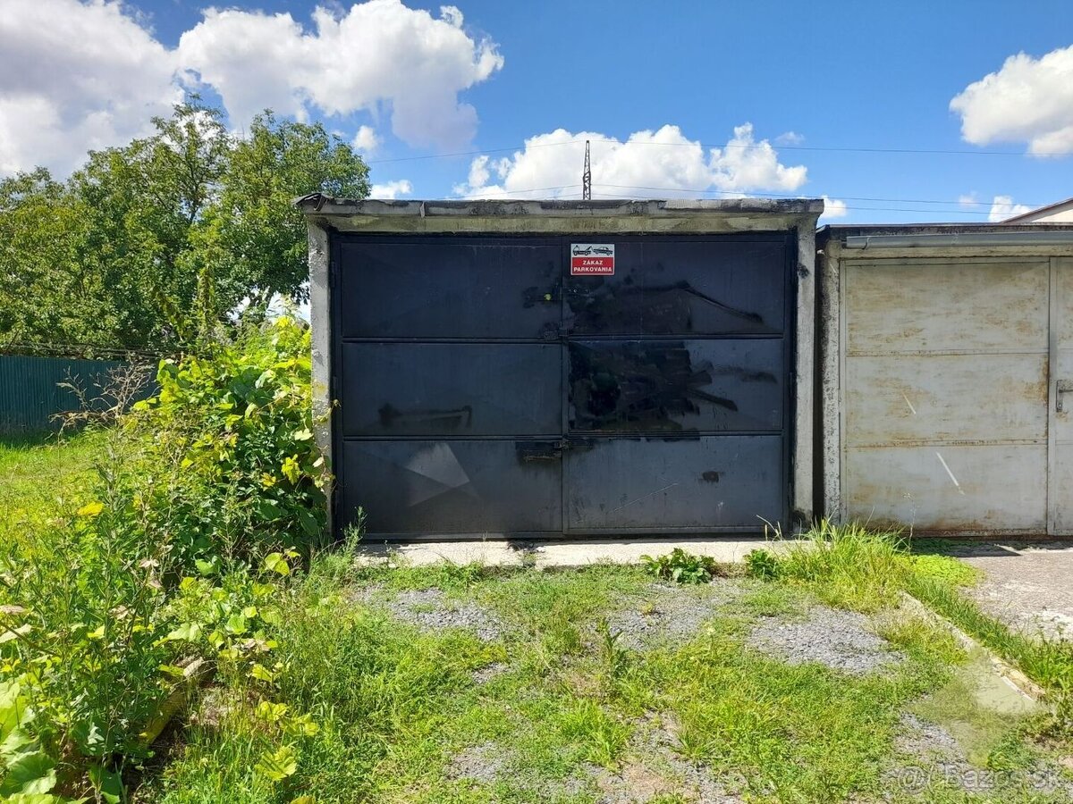 ZNÍŽENÁ CENA - BETÓNOVÁ PRENOSNÁ GARÁŽ v Lučenci na Rúbanisk