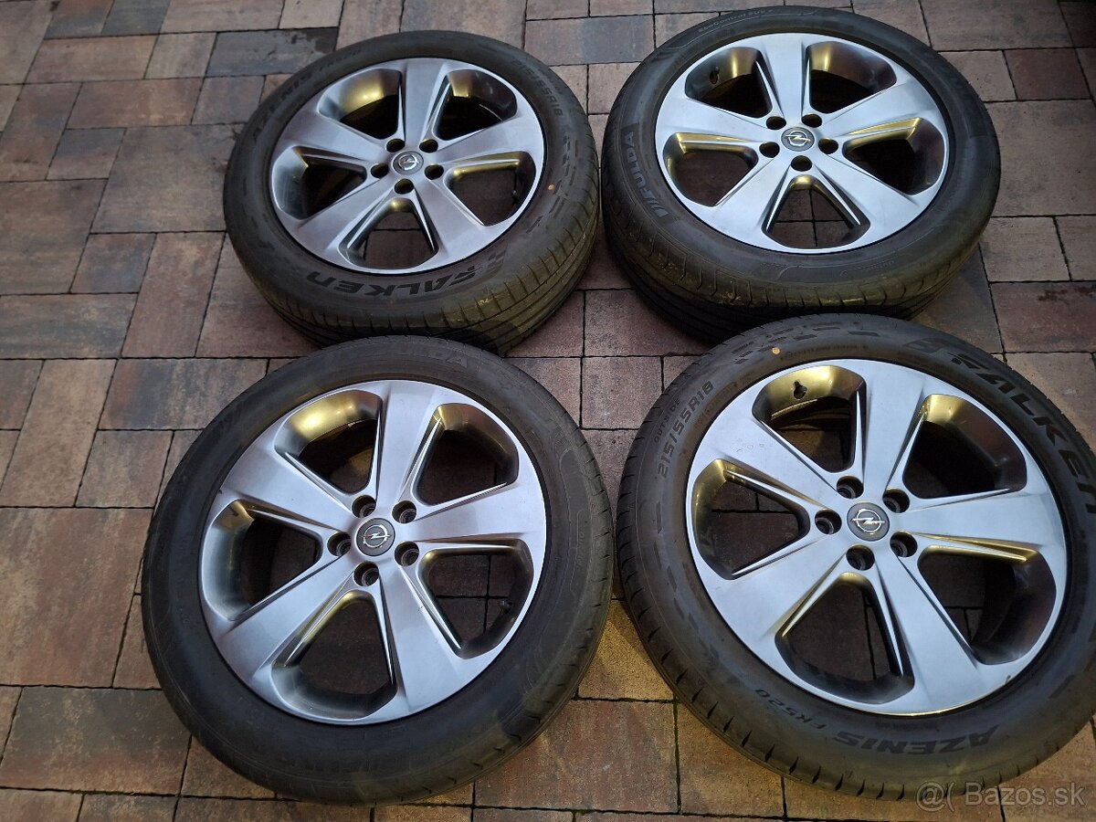 Predám org.hlinikové disky Opel/Chevrolet--R18