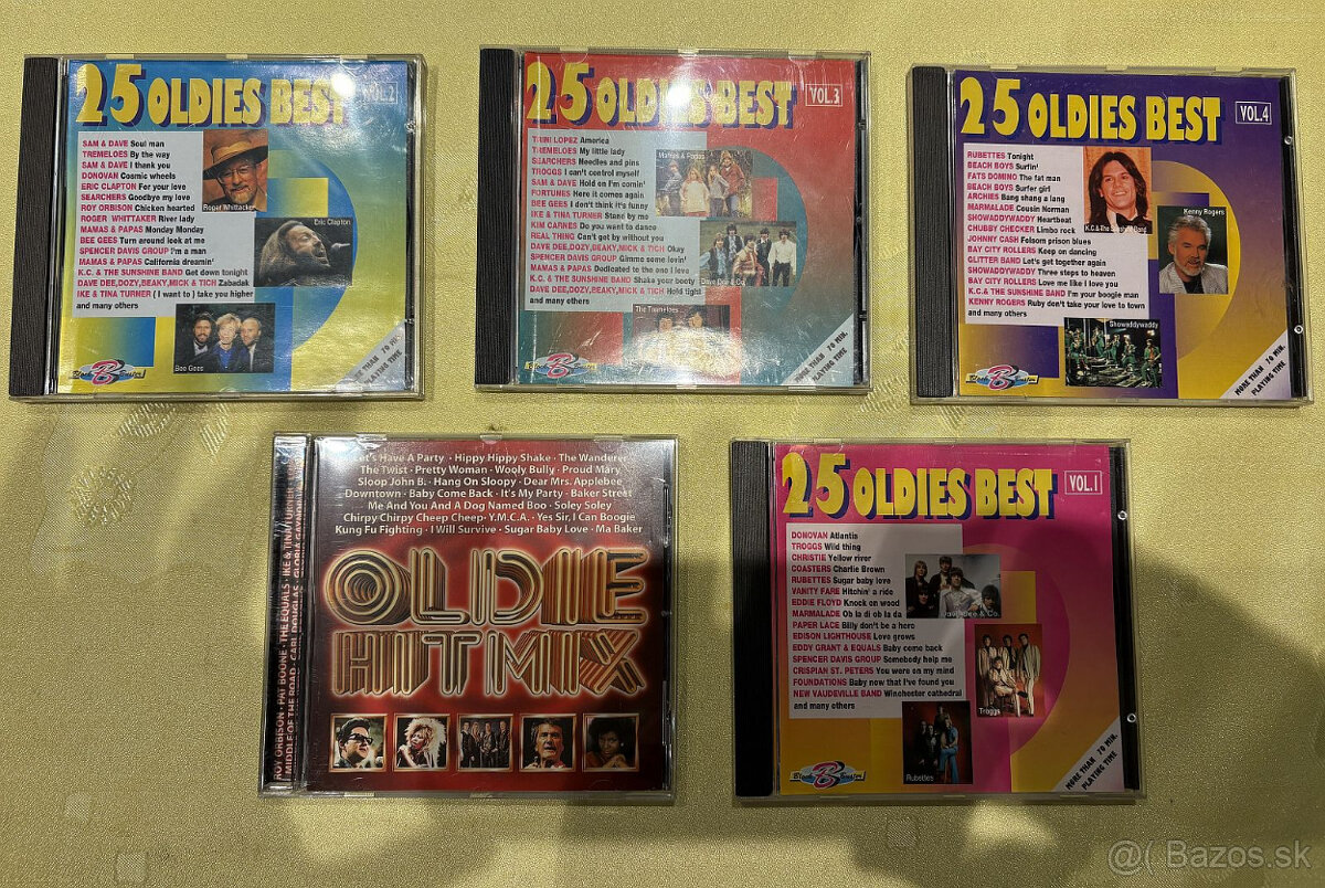 Predám kolekciu CD oldies