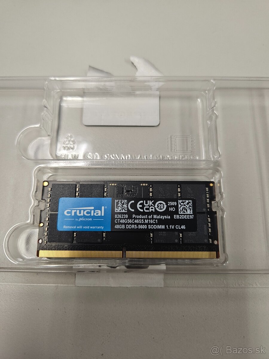 CRUCIAL 48GB SO-DIMM DDR5 5600MHz