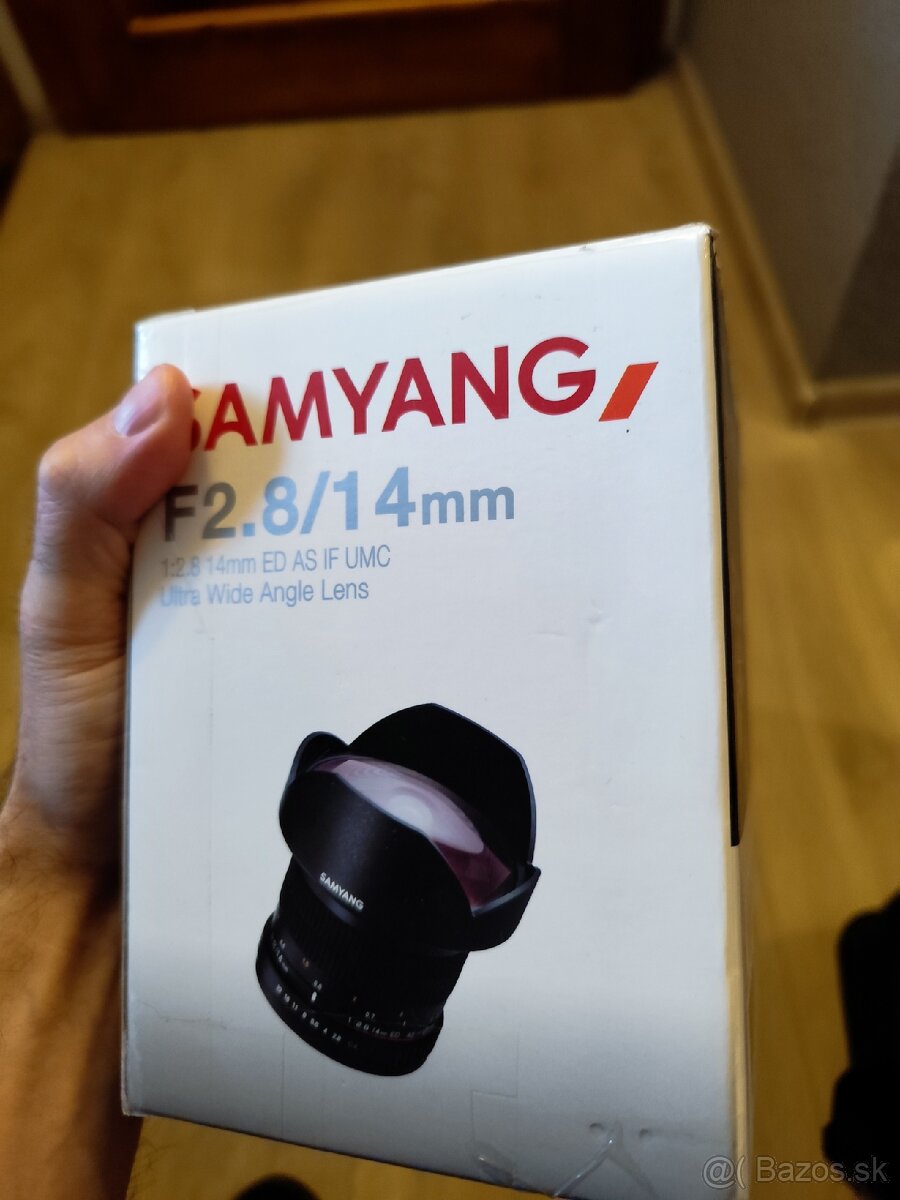 Predám objektiv Samyang 14mm f2.8 Nikon