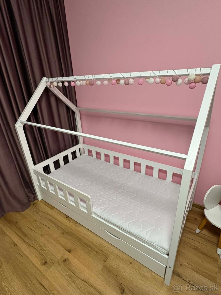 Detská posteľ domček