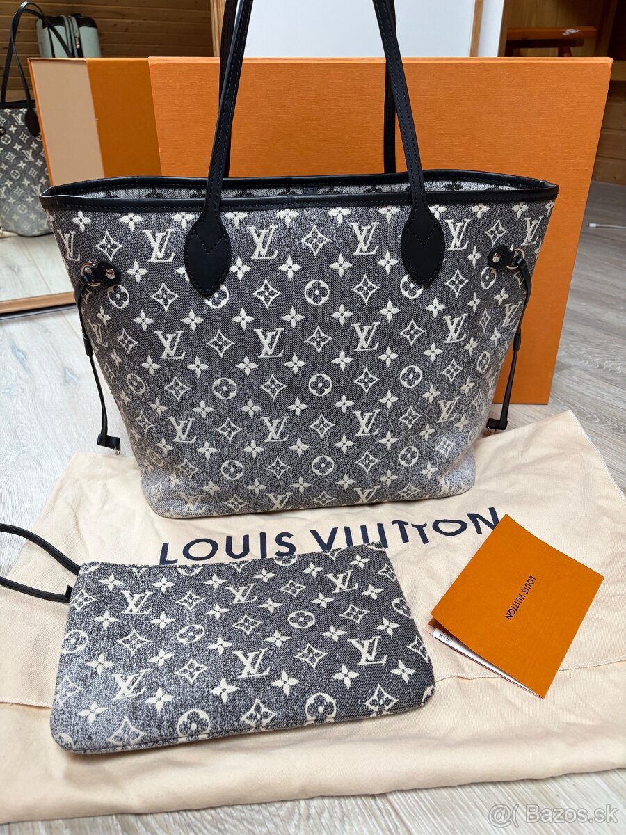 Louis neverfull mm denim