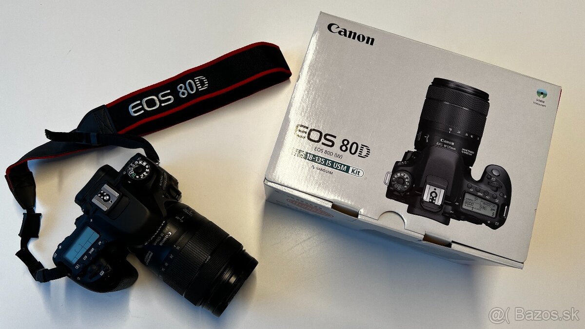 Canon EOS 80D + kit EFS 18-135 IS Nano USM