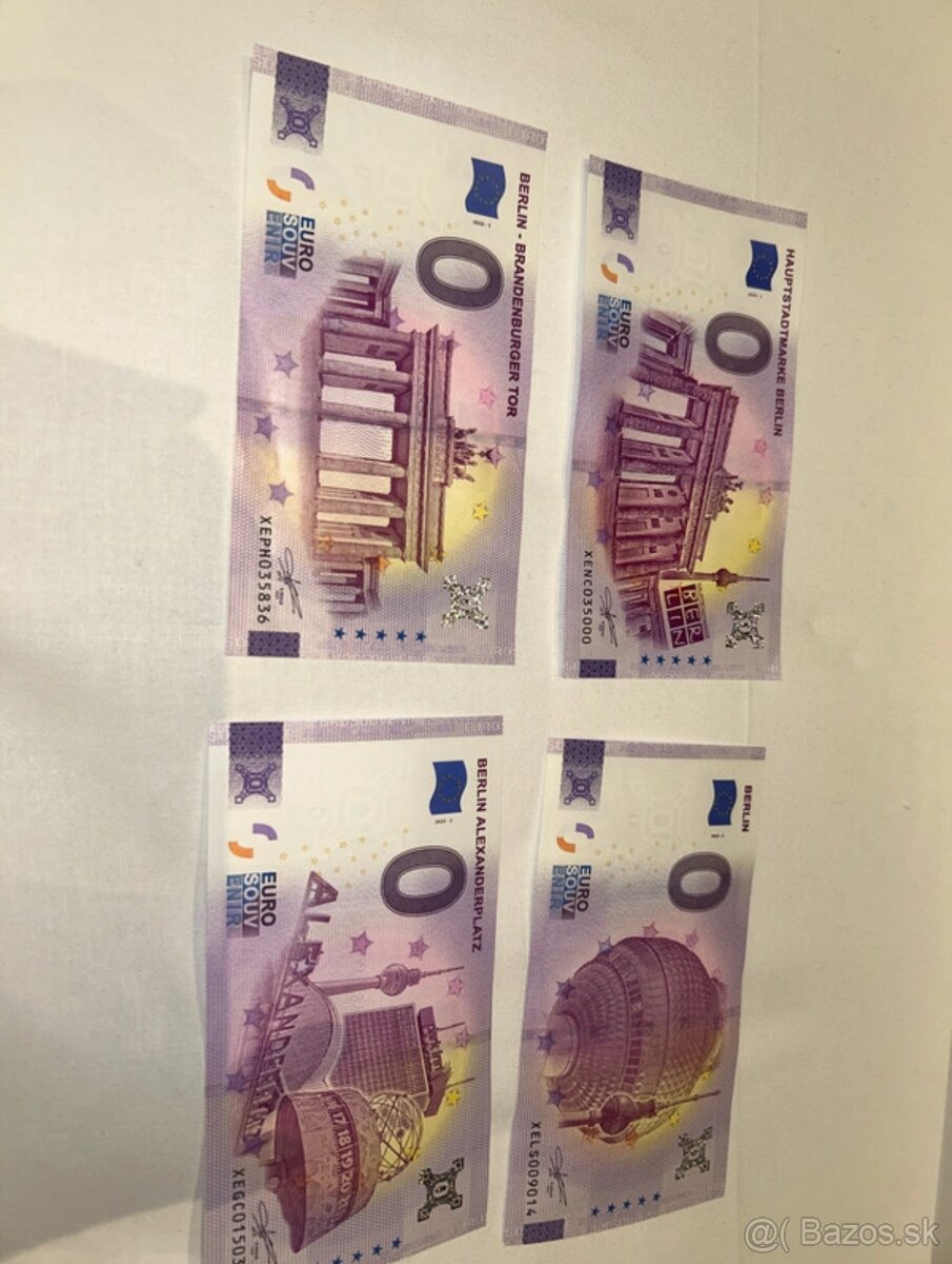 0€ bankovky