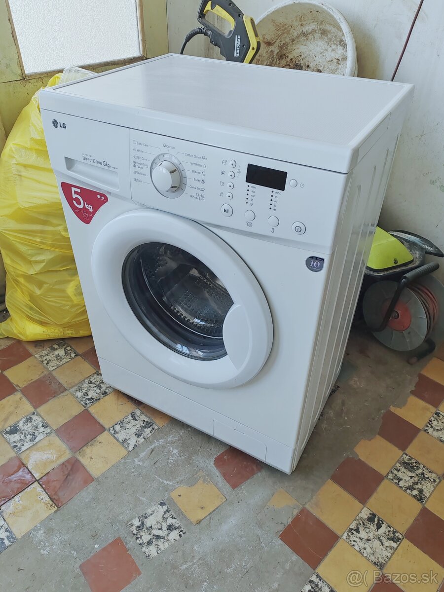 Predám práčku LG 5kg 1000rpm