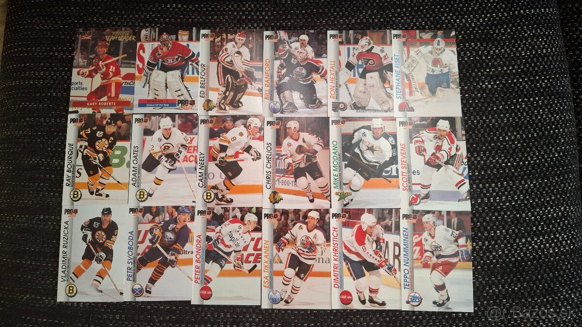 Hokejové kartičky Pro Set 1992/93