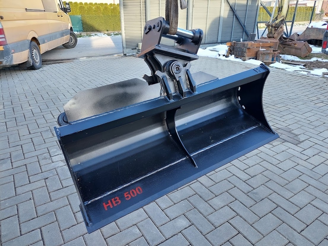 Hydraulická svahovacia lyžica na minibager Sunward a iné