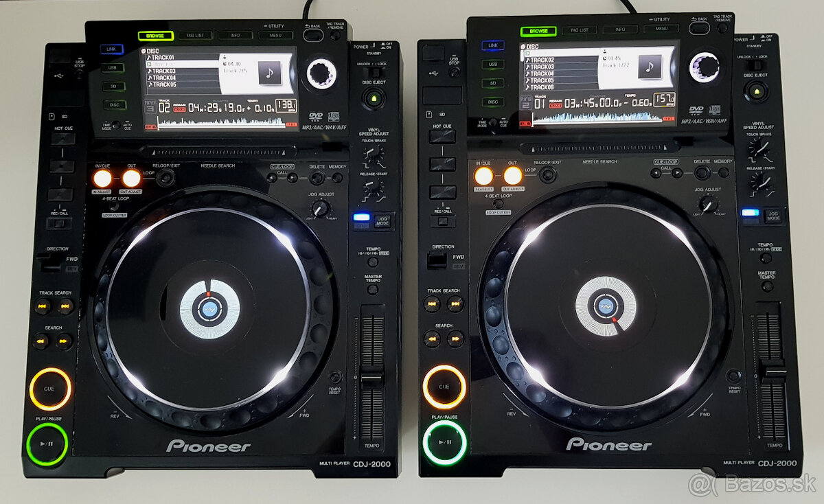 2x prehrávač PIONEER CDJ-2000