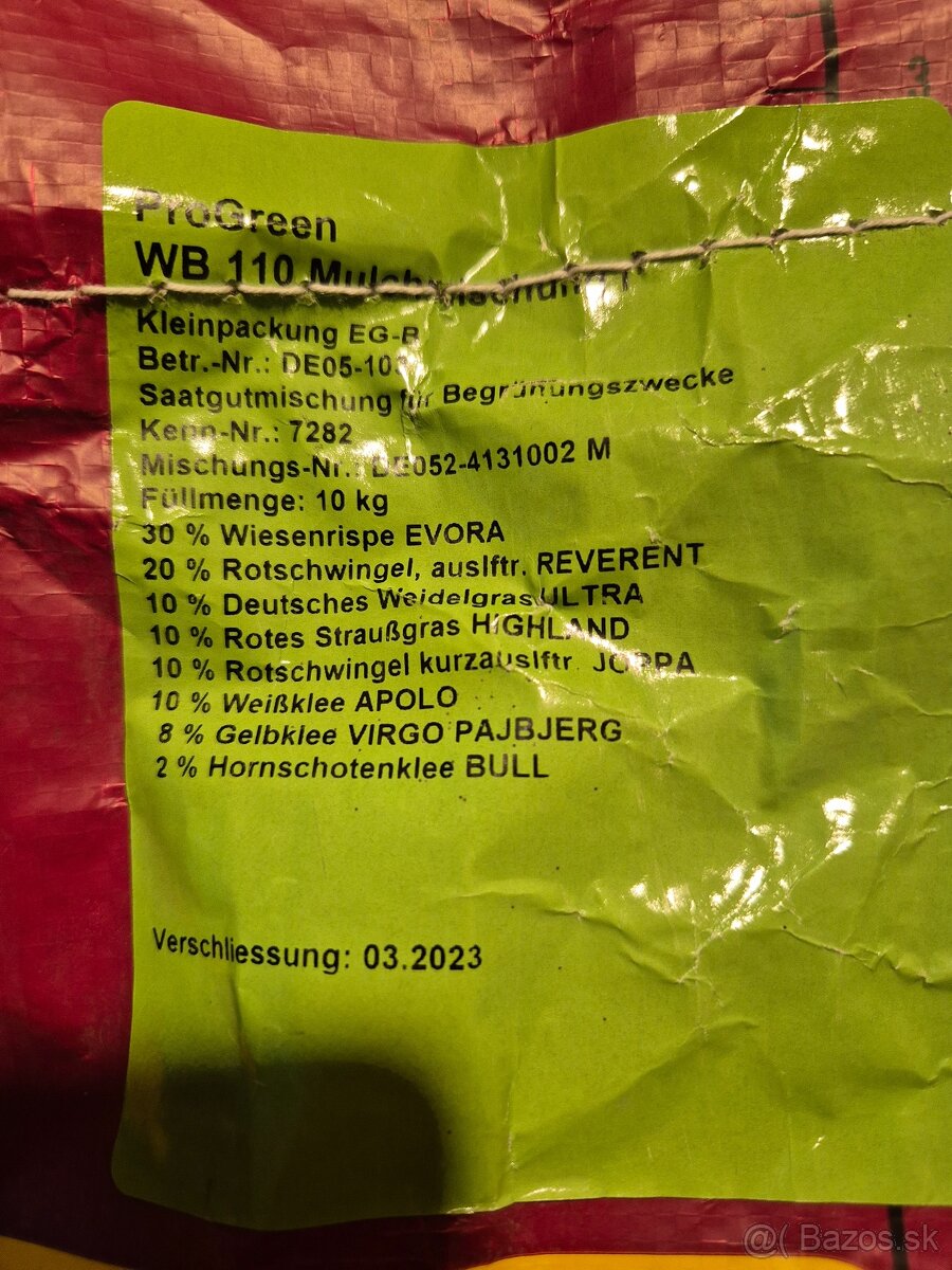 Predám trávne osivo