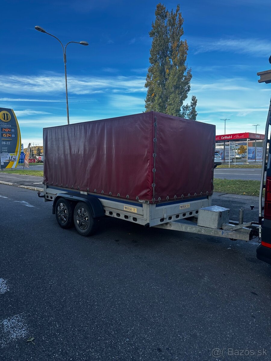 Predám prívesný vozík s plachtou