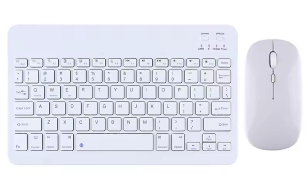 Bluetooth set klavesnica + mys BIELA