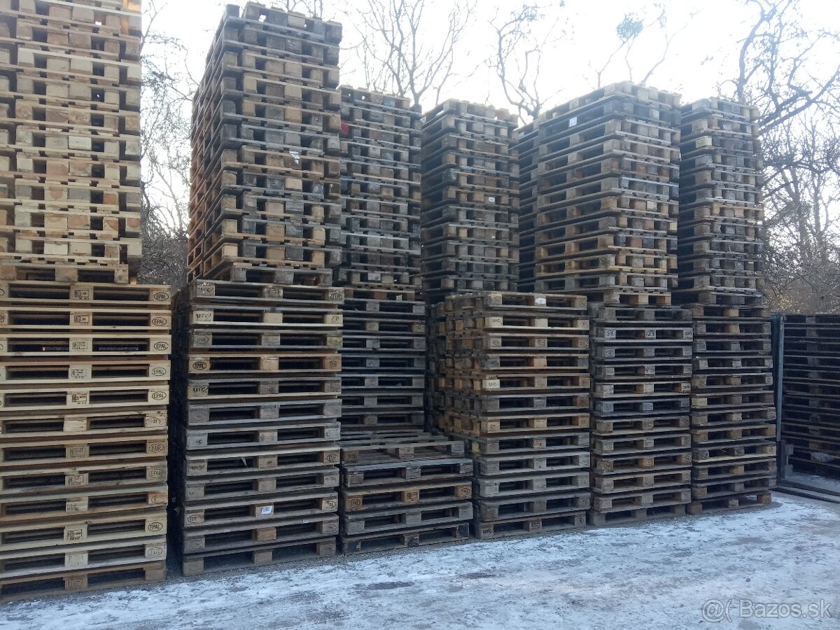 EUR PALETY a štandard palety