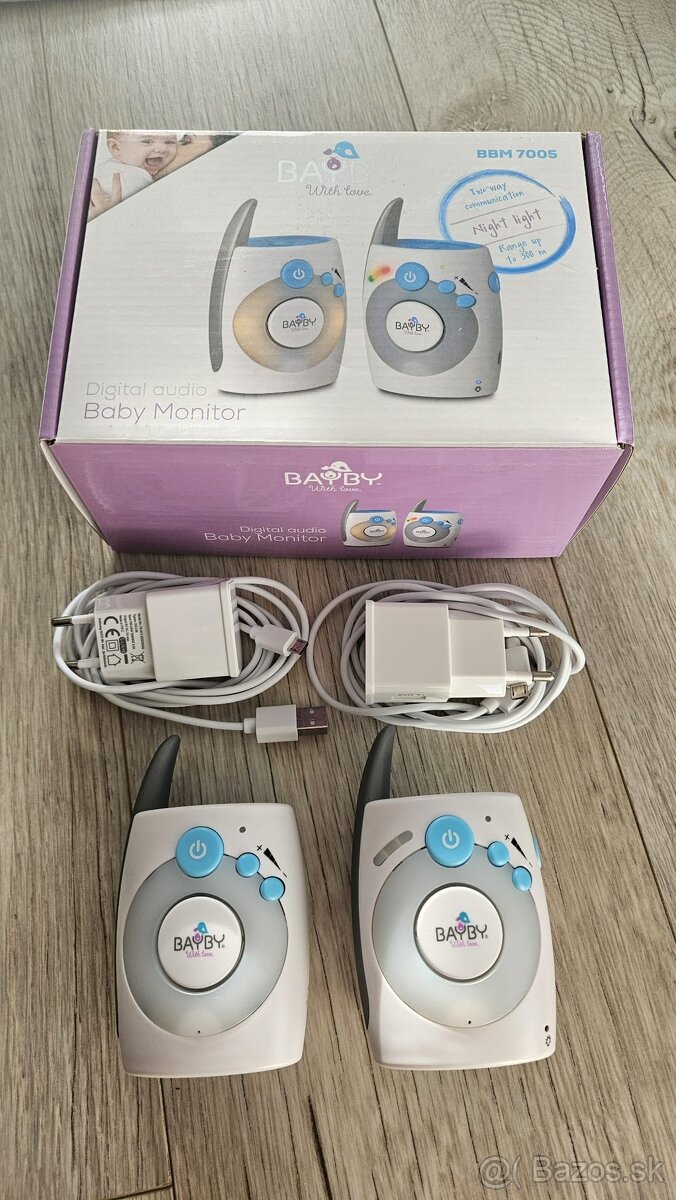 Predám Baby Monitor BBM 7005 – vysielačky pre deti