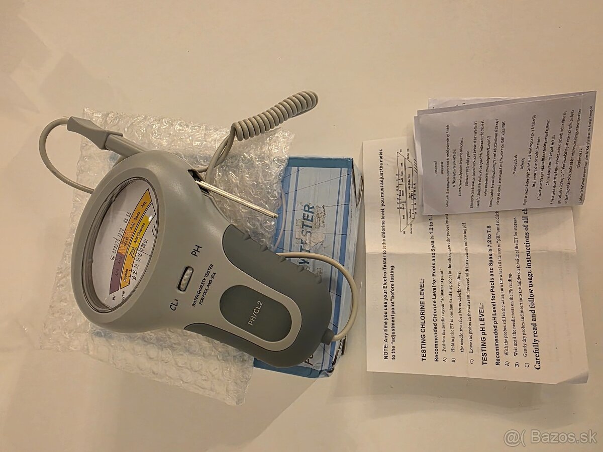 Merač hladiny chlóru a PH