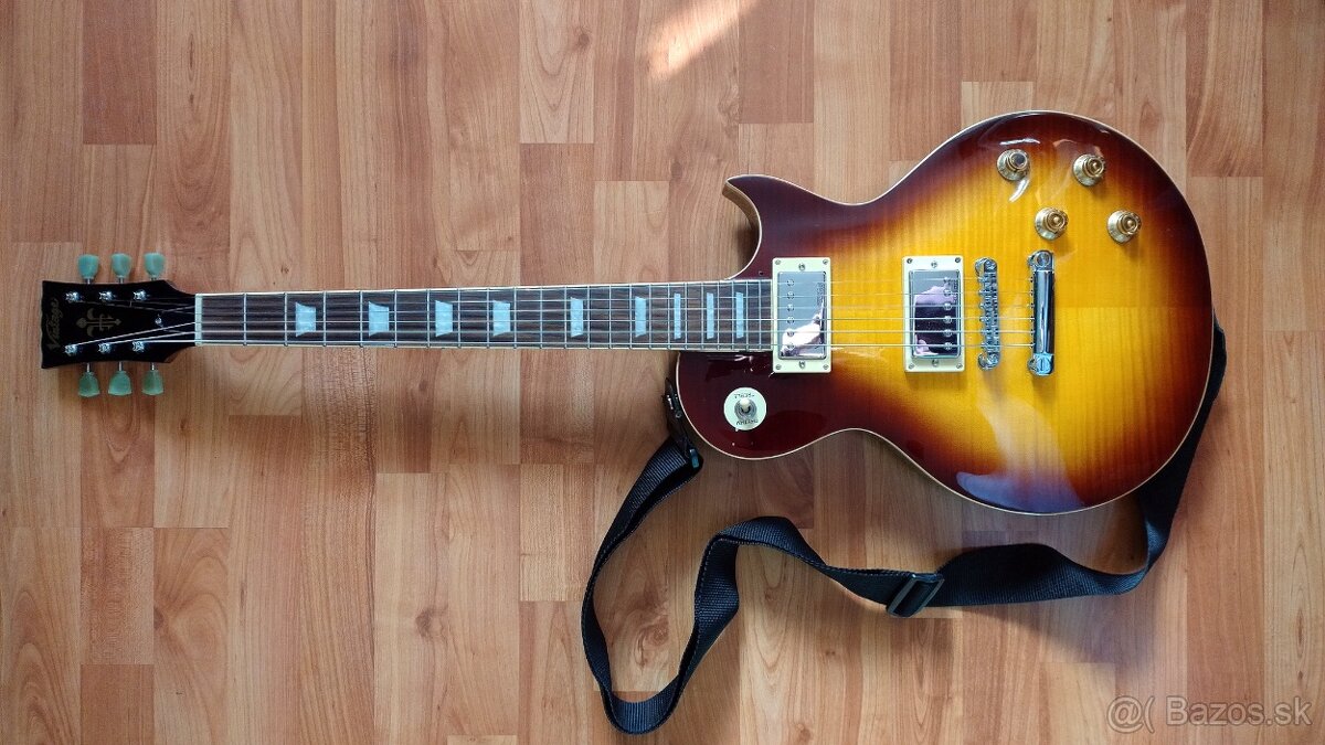 Elektricka gitara Vintage V100 Flame Iced Tea