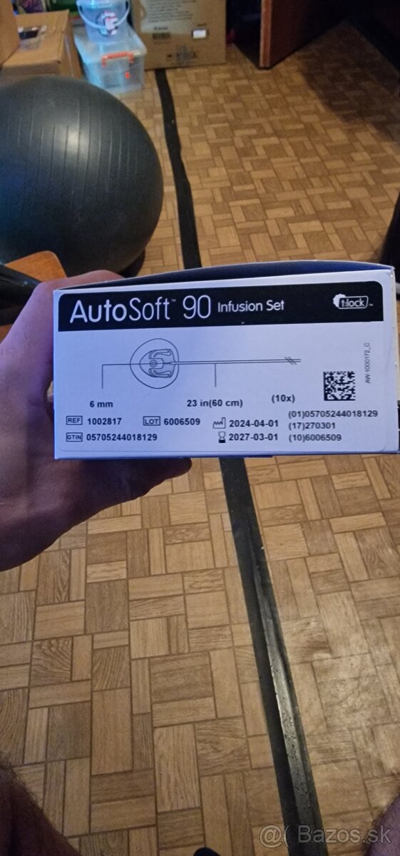 infúzne sety AutoSoft 90 (pre inzulínové pumpy Tandem)