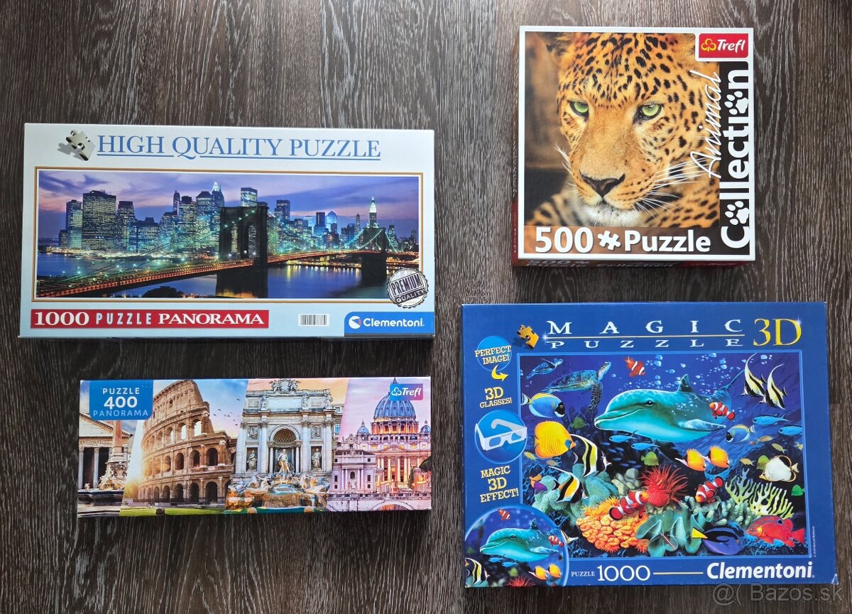 4x puzzle - 400, 500, 2x1000 ks
